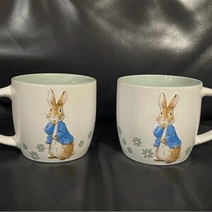 Easter Peter Rabbit Mugs, Set of 2